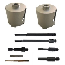 Diamant Dosensenker M16 Bohrkrone 68 oder 82 mm + Zubehör Dosenbohrer Universal