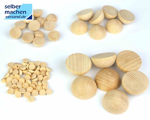 Holz halbkugeln aus massiver - holz-halbkugeln,