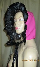 Lackhaube Lackmütze mit