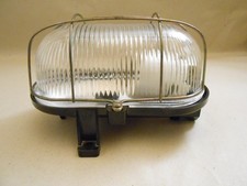 DDR Bakelit Bunkerlampe Kellerlampe Fabriklampe Stalllampe Loft Industriedesign