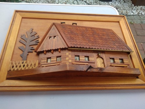 Holzbild handarbeit - 3d,