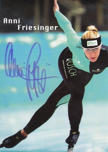 Autogramm anni friesinger - autogramm,
