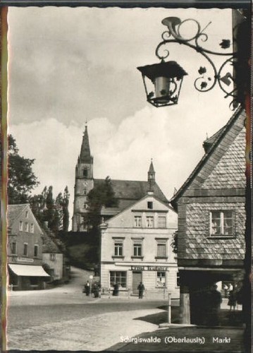 Schirgiswalde markt 1962 - schirgiswalde,