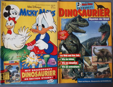 Micky Maus Nr. 21/1992 mit Sonderheft Dinosaurier in sehr gutem Zustand