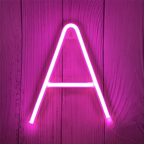 Neon buchstabe led - buchstabe,