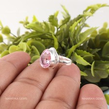 Sterlingsilber Birne Morganit