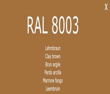 Relius Holz-Öl Deckfarbe Lehm­braun RAL 8003    Außenfarbe Wetterschutz 5 Liter