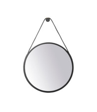 FDB Møbler I3 Mossø Spiegel Dekospiegel Wandspiegel Schminkspiegel Ø60cm schwarz