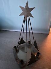 Verkaufe Adventskranz/-gestell aus Metall einbrennlackiert grau