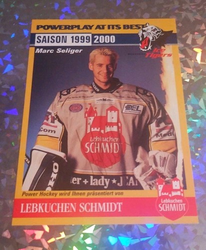 Del eishockey autogrammkarte - del,