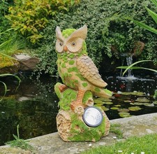 Garten Ornament Solar Eule