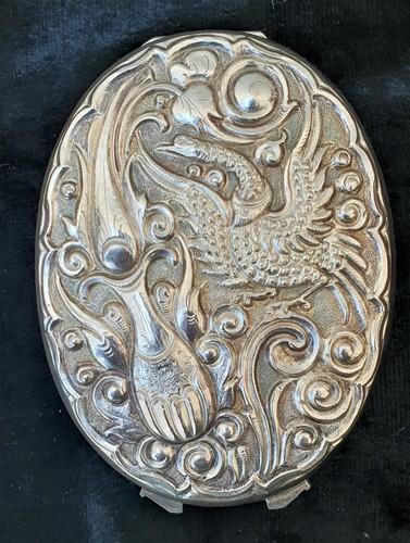 Vintage puderdose schminkdose - puderdose,