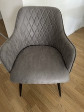 4 Esszimmerstuhl Set MICROFASER , sehr Edel , top Neuwertig Grau