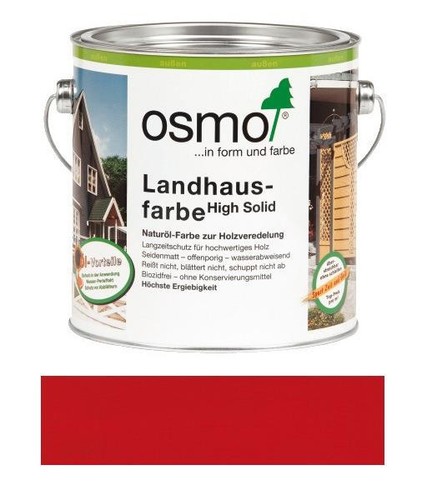 Osmo landhausfarbe karminrot - landhausfarbe,