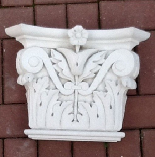 Kapitell für wandsäule - kapitell,