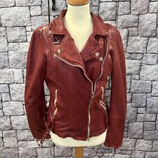 PATAGO LEDERJACKE DAMEN It 40 DE 36 (Puppe) Rot 2P11 NP259€