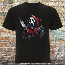 MAN & WOMAN - T SHIRT - PRINT - SHIRT - SCARY - MASKE - SCREAM - MOTIV