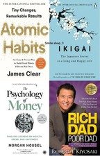 4 Book Set Rich Dad Poor Dad