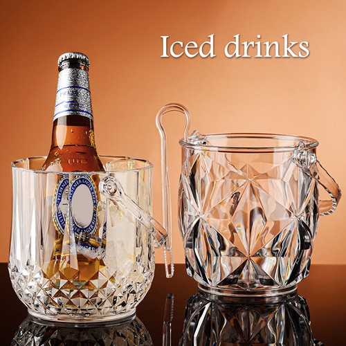 Transparent wine ice cooler - transparent,
