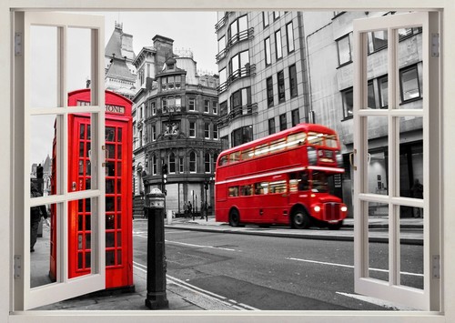 London red bus double road - london,