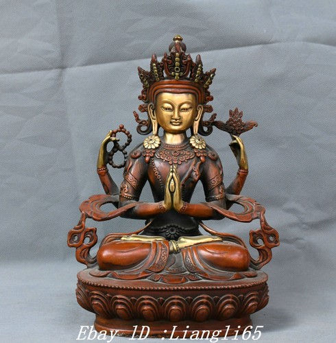 Alte tibet lila bronze - 12",