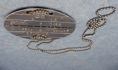 Plakette kennmarke kette ge - an,