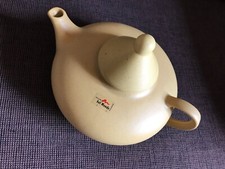 "la vida" TEEKANNE 1,25 l bel Mondo KERAMIK gelb (unbenutzt, NEU) 80er / 90er ?