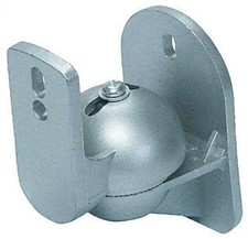 ➡️ 2er SET Boxen Wandhalter, Lautsprecher Halter, silber-grau