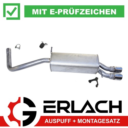 Endschalldämpfer für audi - endschalldämpfer, a1