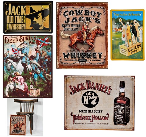 Whiskey vintage schild 40 - schild, 30
