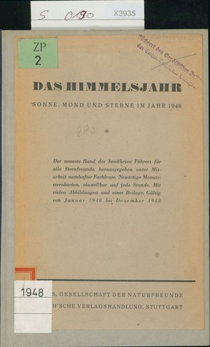 Das himmelsjahr sonne - das, mond