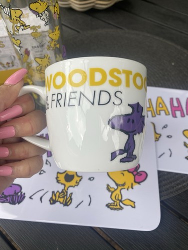 Snoopy woodstock peanuts tasse - snoopy,