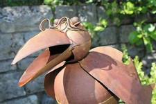 Wasserspeier "Rabe" aus Metall