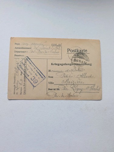 Erster weltkrieg beleg - erster,