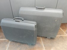 2 Stück Samsonite Hartschalenkoffer, 2 Rollen, Zugband, Zahlenschloss