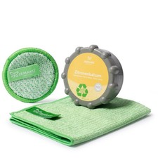 JEMAKO Zitronenbalsam Reinigungsset - Glanz & Pflege für Kochfelder & Edelstahl