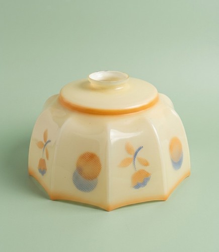Art deco lampenschirm opalglas - deco,
