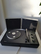 Tragbarer Koffer Plattenspieler Philips Stereo 2623 Vintage DEFEKT