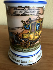 Bierkrug mit zinndeckel - zinndeckel, thurn