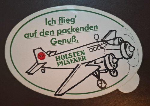 Aufkleber holsten pilsener - "holsten,