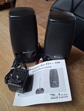 Funklautsprecher 2 Stück Sender, Inkl. Netzteile