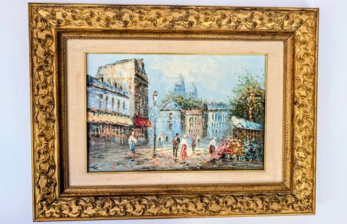 ölgemälde paris szene - Ölgemälde, paris-szene