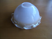 Lampenschirm klein Glas hellbeige Vintage Glockenform