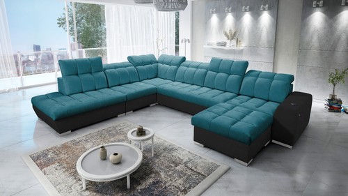 Ecksofa mit schlaffuntkion - ecksofa,