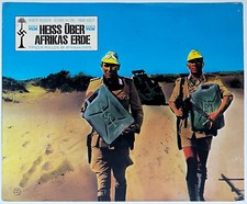 WWII Afrika Korps WÜSTENSCHLACHT Lobbykarte Original Filmstill 1971