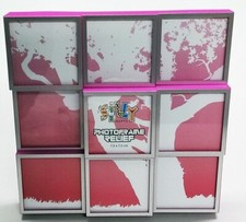 Bilderrahmen Galerie Pink für 9 Fotos B- Ware 7,5 x 7,5 cm Fotorahmen Fotohalter