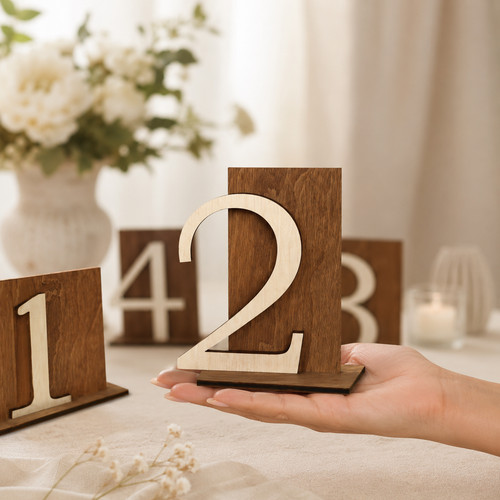 Evermoments tischnummern holz - evermoments,