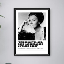 Sophia Loren - Gemälde Druck