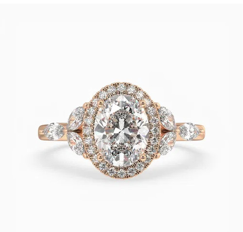 Diamant verlobungsring k - 14,