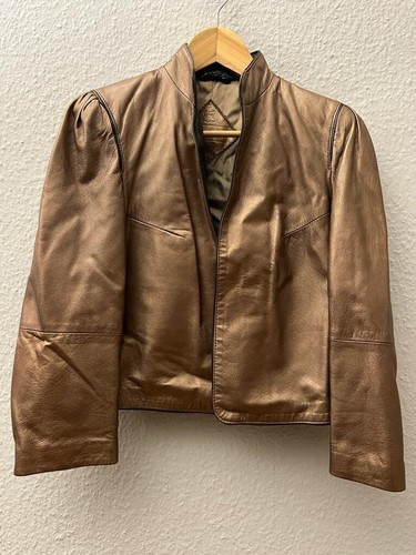 Metallic leder zweiteiler - metallic,